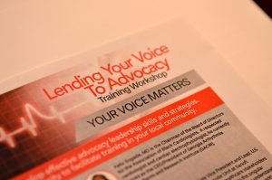 Lending Your Voice to Advocacy
